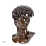 Buste bronze 25 cm, inspiration renaissance David