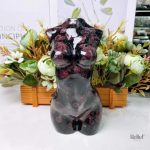 Sculpture buste femme, pierre naturelle, 18 cm de hauteur