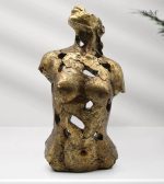 Buste femme en résine, sculpture de 27 cm