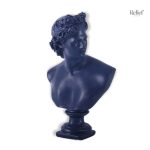 Buste grec décoratif 32 cm, idéal pour l'intérieur