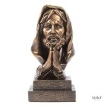 Buste en bronze de Jésus Christ, hauteur 14 cm