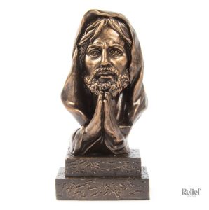 Buste en bronze de Jésus Christ, hauteur 14 cm