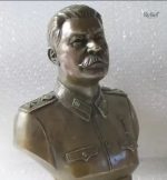 Sculpture de Joseph Staline, buste en bronze 30 cm, art historique