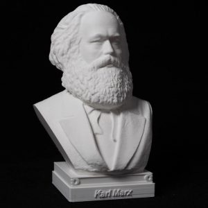 Buste de Karl Marx en sculpture de 15 cm