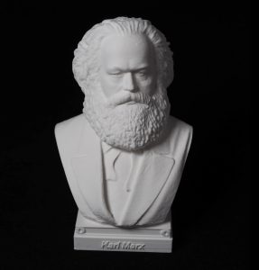 Buste en hommage à Karl Marx, 15 cm de hauteur