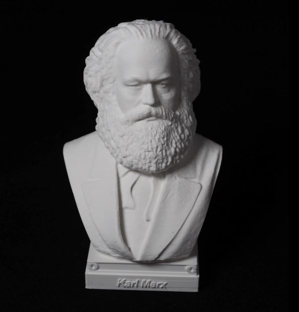 Buste en hommage à Karl Marx, 15 cm de hauteur