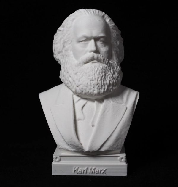 Buste artistique de Karl Marx, 15 cm de hauteur