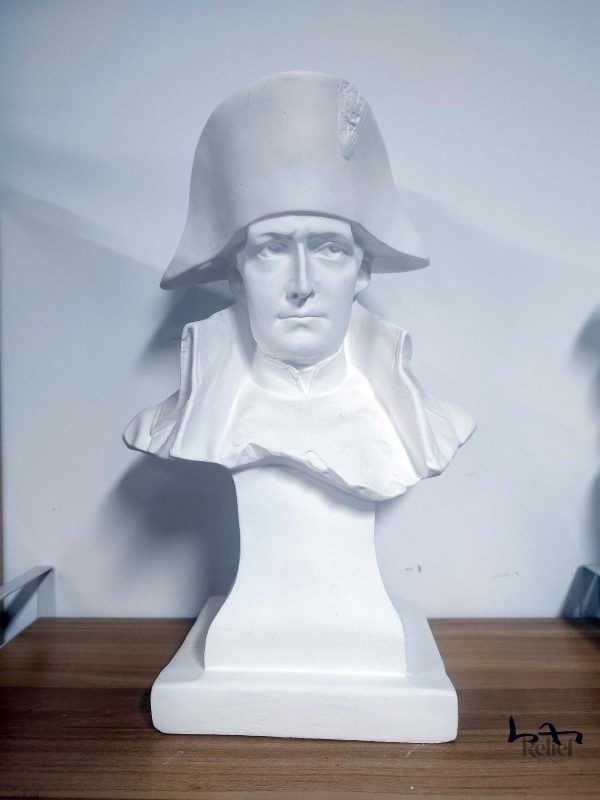 Sculpture Napoléon Bonaparte, buste décoratif en résine