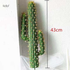 Cactus Artificiel 43 cm décoratif pour intérieur