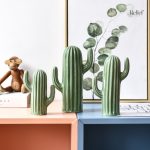 Cactus en céramique au look contemporain