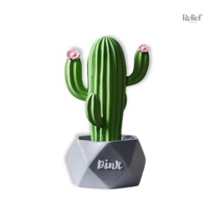 Sculpture moderne cactus pour décoration intérieure