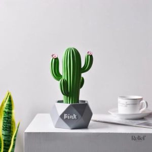 Cactus décoratif moderne, pièce unique pour votre salon