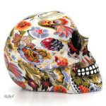 Tête de mort colorée pour une ambiance unique