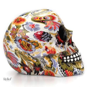 Tête de mort colorée pour une ambiance unique