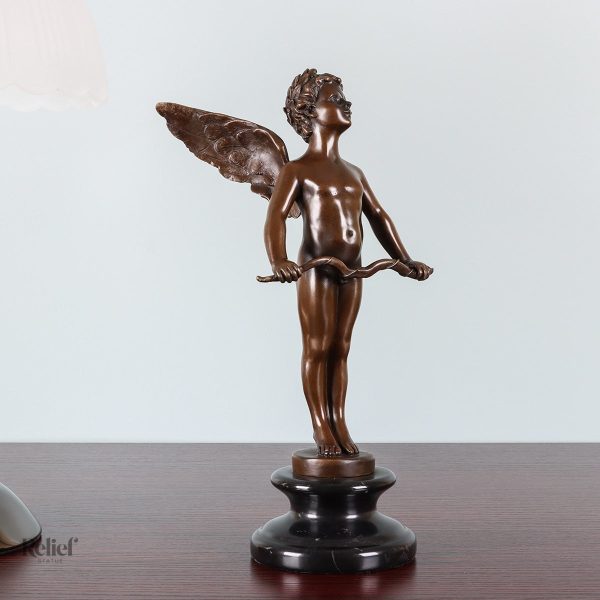 Objet d'art en bronze, Cupidon, taille 29 cm