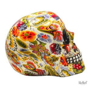 Ornement de tête de mort artisanale mexicaine
