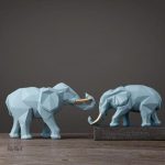 Éléphant en origami, objet déco tendance