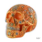 Statue Tête de Mort décorative pour Halloween