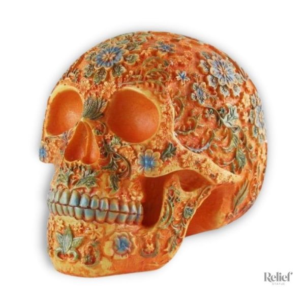deco-tete-de-mort-halloween-1 Statue Tête de Mort décorative pour Halloween