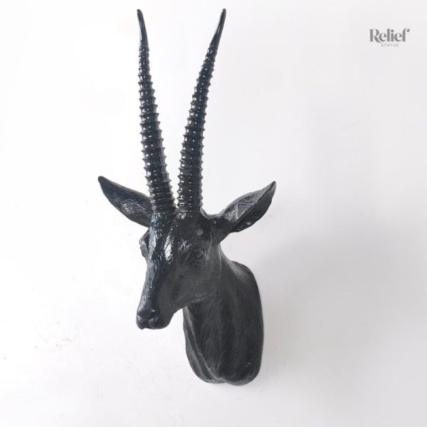 Antilope en sculpture murale pour une ambiance moderne