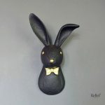 Sculpture murale enfantine : lapin pour chambre bébé