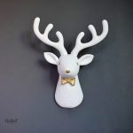 Art mural cerf, accessoire décoratif pour chambre bébé