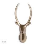 Sculpture murale cerf design moderne pour décoration intérieure