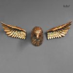 Sculpture décorative aigle, pièce d'art unique