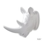 Sculpture Murale Rhinocéros pour décoration intérieure
