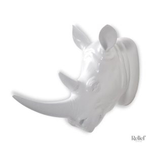Sculpture Murale Rhinocéros pour décoration intérieure
