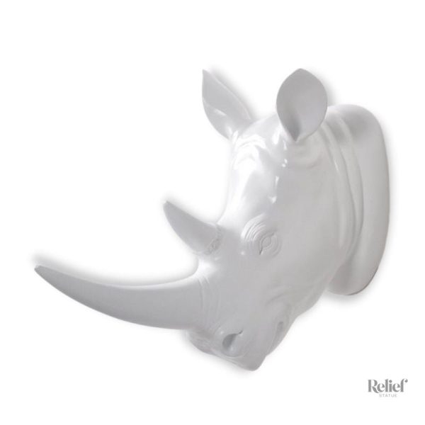 decoration-murale-salle-a-manger-1 Sculpture Murale Rhinocéros pour décoration intérieure