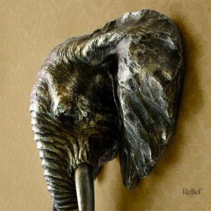 Décoration murale éléphant pour salon élégant
