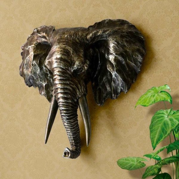Art mural éléphant, pièce unique pour votre salon