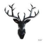 Sculpture murale cerf moderne décoration intérieure