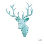 Décoration murale cerf en relief pour salon contemporain
