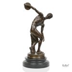 Discobole Bronze 33 cm, statue inspirée de l'art classique