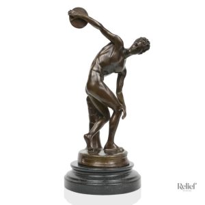 Discobole Bronze 33 cm, statue inspirée de l'art classique