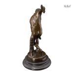 Art bronze 33 cm, statue du Discobole, symbole de l'athlétisme
