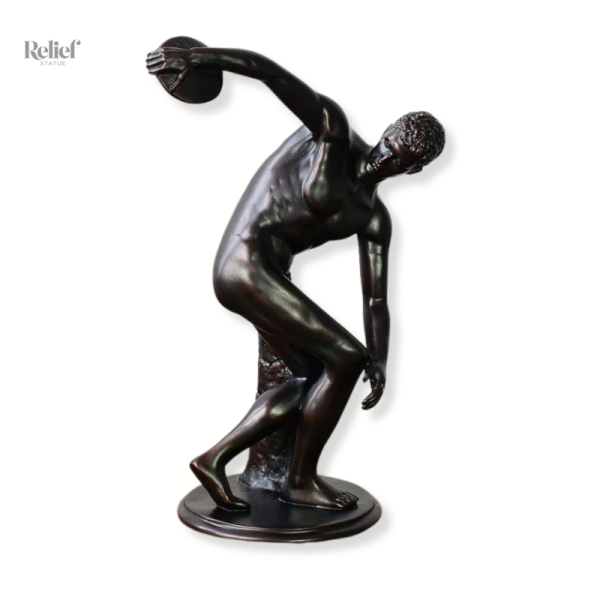 Statue Discobole 34 cm en design moderne