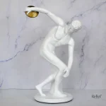 Discobole moderne en finition artistique, 34 cm