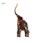 Statue en métal éléphant, design contemporain