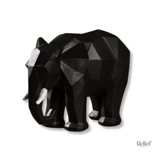 Statuette d'éléphant en décoration, 21 cm de hauteur