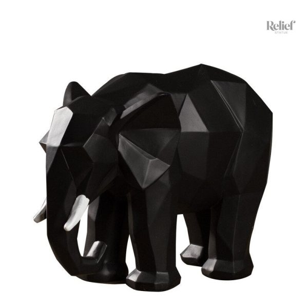 Objet décoratif éléphant, 21 cm pour embelir votre espace