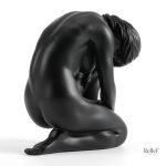 Figurine de femme nue 11 cm, élégante et expressive