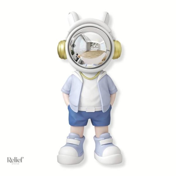 figurine-astronaute-1 Figurine astronaute 24 cm en sculpture contemporaine