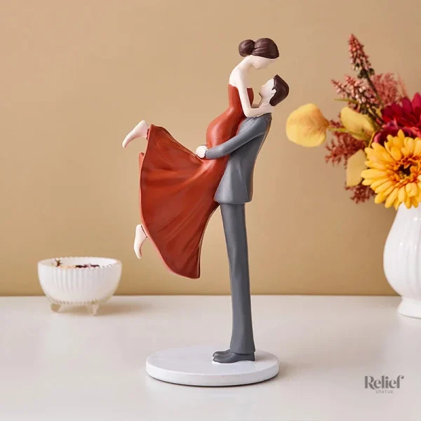 Figurine romantique 30 cm, symbole d'amour éternel