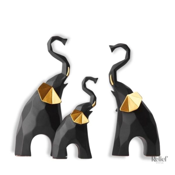 figurine-elephant-deco-1 Statue Éléphant décorative en résine