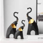 Figurine éléphant, souvenir et art mural