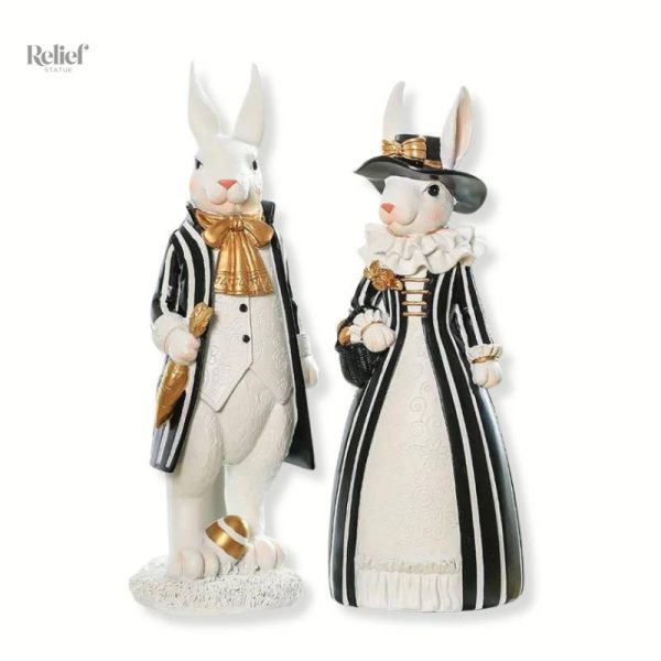 Figurine Lapin décorative en petite statue