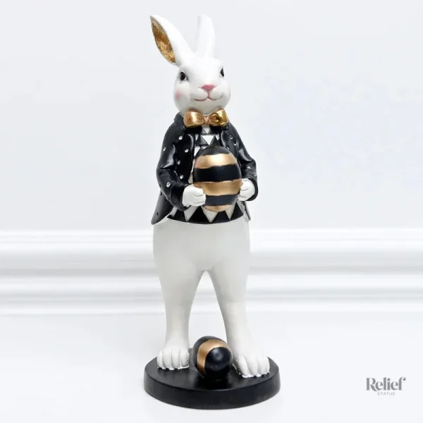 Figurine d'un adorable lapin en petite taille